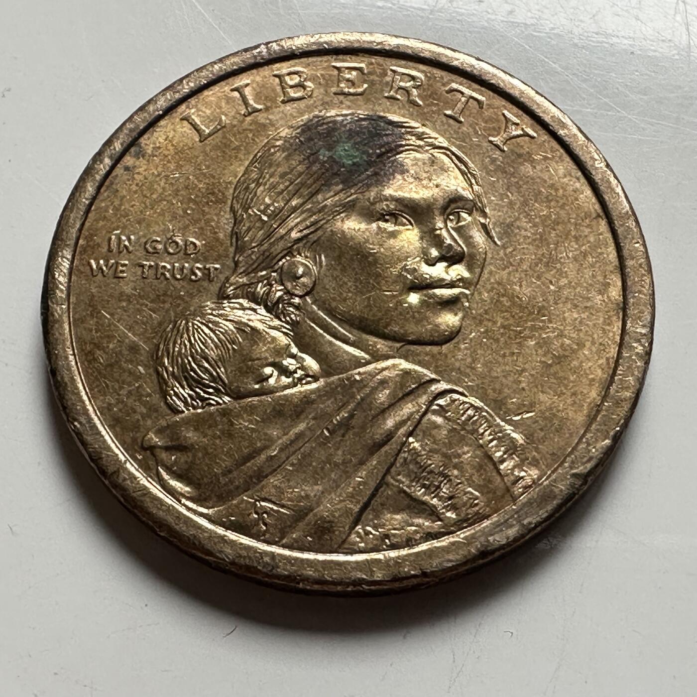 🌹外币初藏🌹🐯2026年第39场   每周二四六晚8️⃣点 苏联泰国纪念币世界钱币 美国 2010年 萨卡加维亚 和平法主题 1美元