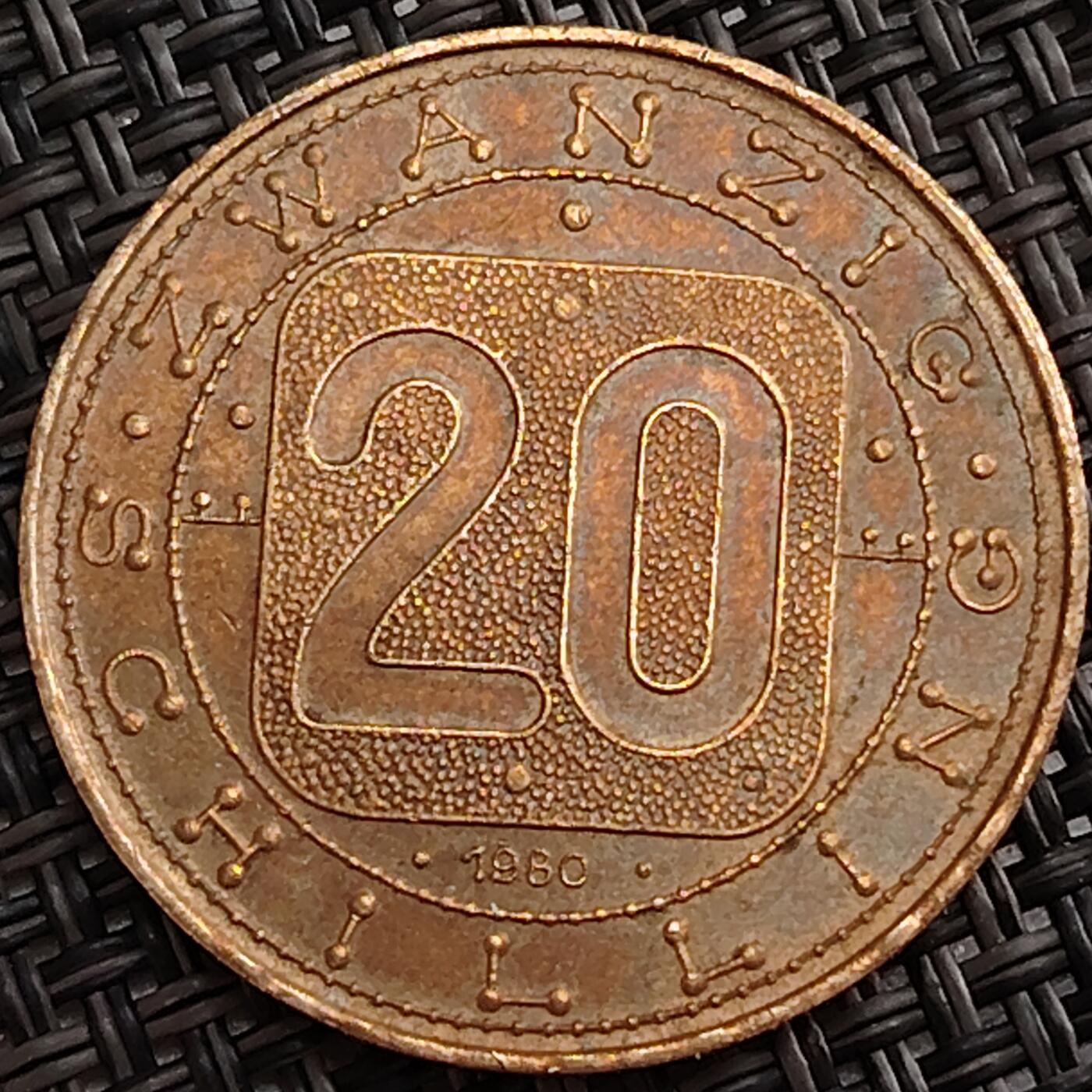 布加迪🐬～世界钱币(上海)🌾第 288 期 /  各国套币和散币 奥地利🇦🇹 1980年 20先令纪念币(奥地利9个联邦州）