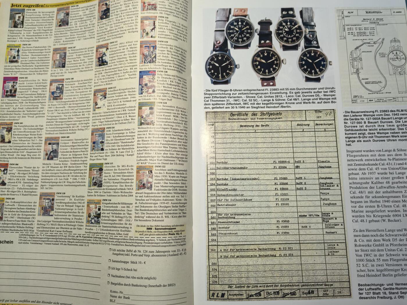 盛世勋华——号角文化勋章邮票专场拍卖第313期 德国出版 Militaria-Magazin杂志 2006年6/7月刊总第123期 58页