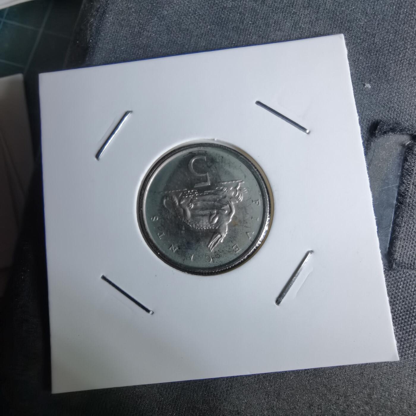 沼泽如烟--第1044场 牙买加1973年5分精制币