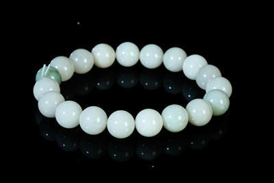 上海都达杂项专场六十九【全场包邮】 - 石英岩玉1.0圆珠手串 附鉴定证书96-196