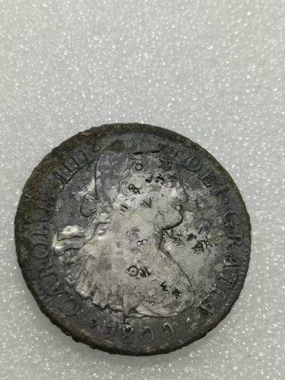 天下钱庄专场欢迎参拍 - 西属墨西哥卡四老双柱银币