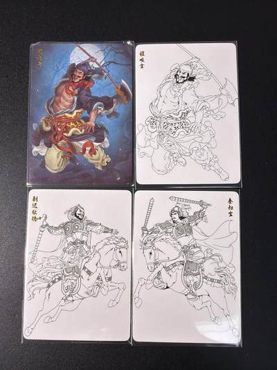 NO.29 好又多金牌大场，每周一站式配齐，方便凑单！（卖家送拍0抽成！周6晚9点截拍！） - 超吉梦特卡 白影 程咬金 尉迟恭 秦琼 普卡+线稿 4张