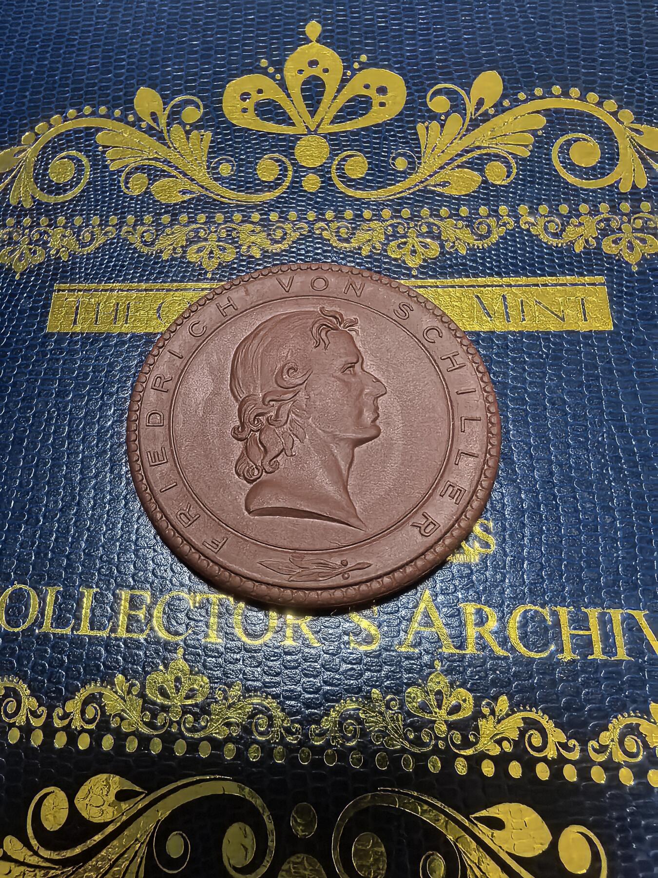 长老汇马年精选第十六场拍卖 德国席勒故居陶土币，21.4克，50MM