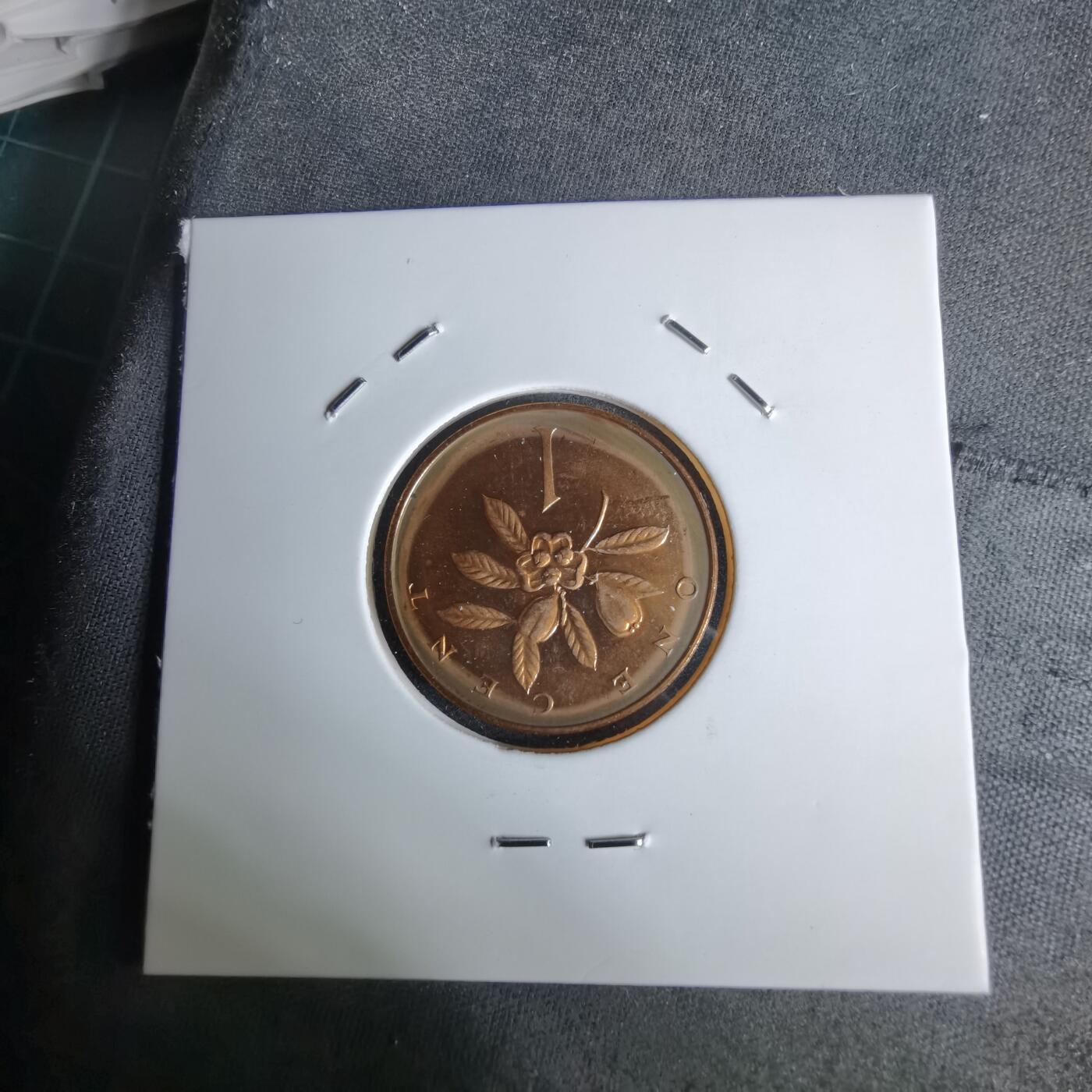 沼泽如烟--第1044场 牙买加1973年1分精制币