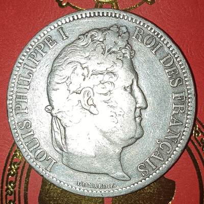 法兰西王国路易菲利普一世5法郎银币 - 1831年法兰西王国路易菲利普一世5法郎银币24.99克