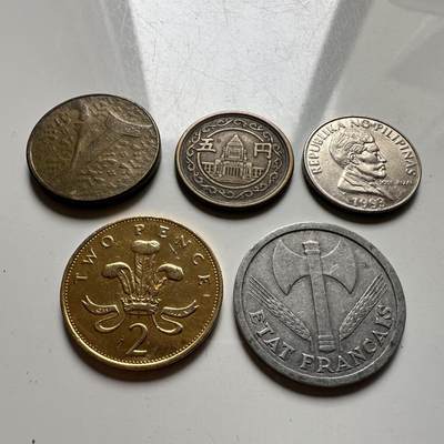 🌹外币初藏🌹🐯2026年第39场   每周二四六晚8️⃣点 苏联泰国纪念币世界钱币 - 散币5枚