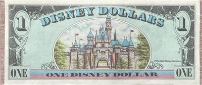 回流0406 - 美国1994年1迪士尼元（米老鼠版）纪念钞