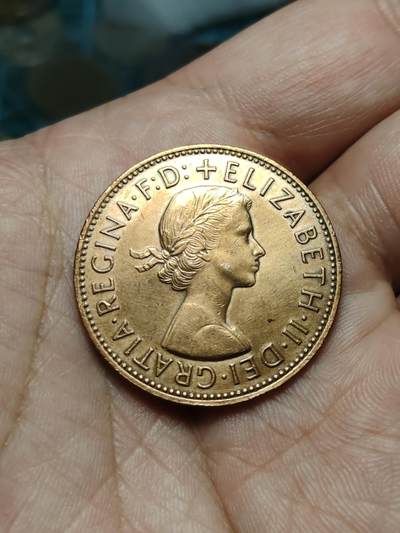 2026年第四十二场(总第二百一十一场）外国好品散币场(佣金3%) - 英国🇬🇧1967年1便士(伊丽莎白二世青年桂冠第二版，普制币关门年)