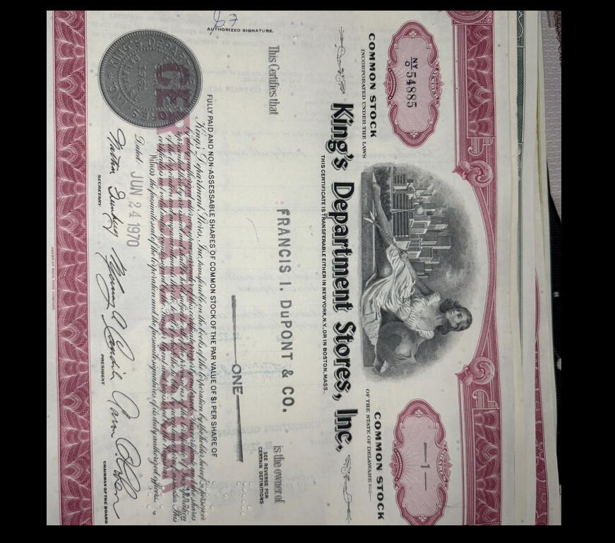 外票老股票收藏