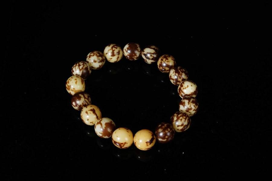 上海都达杂项专场六十九【全场包邮】 天然虎斑菩提手串96-183