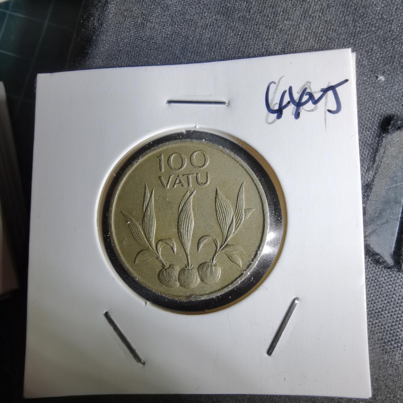 沼泽如烟--第1044场 瓦努阿图1995年100瓦图