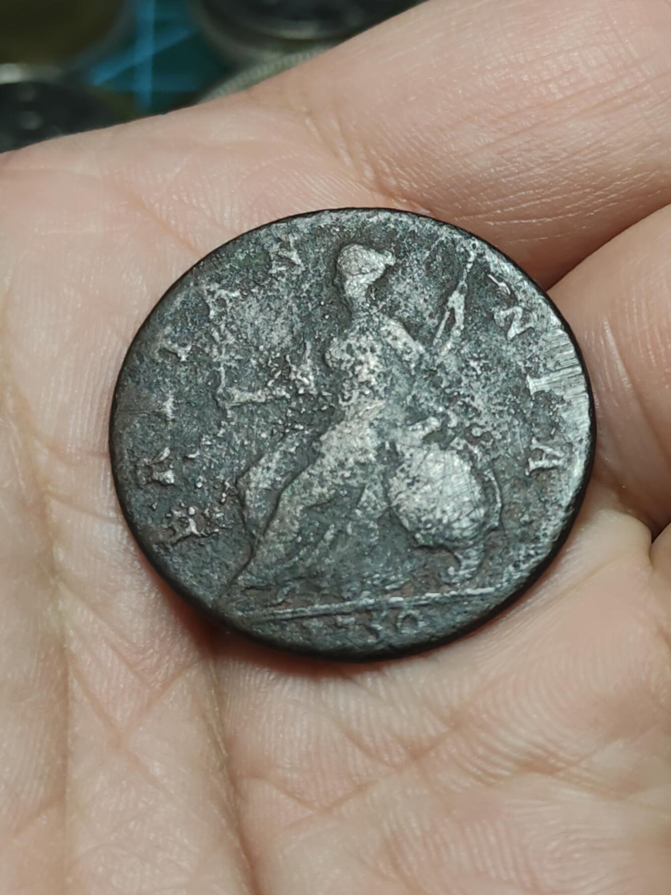 2026年第四十二场(总第二百一十一场）外国好品散币场(佣金3%) 少见–英国🇬🇧1750年1/2便士(乔治二世第三版)