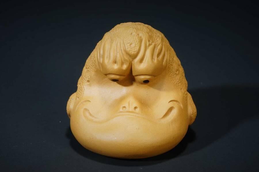 上海都达杂项专场六十九【全场包邮】 紫砂段泥大嘴蟾茶宠摆件96-51