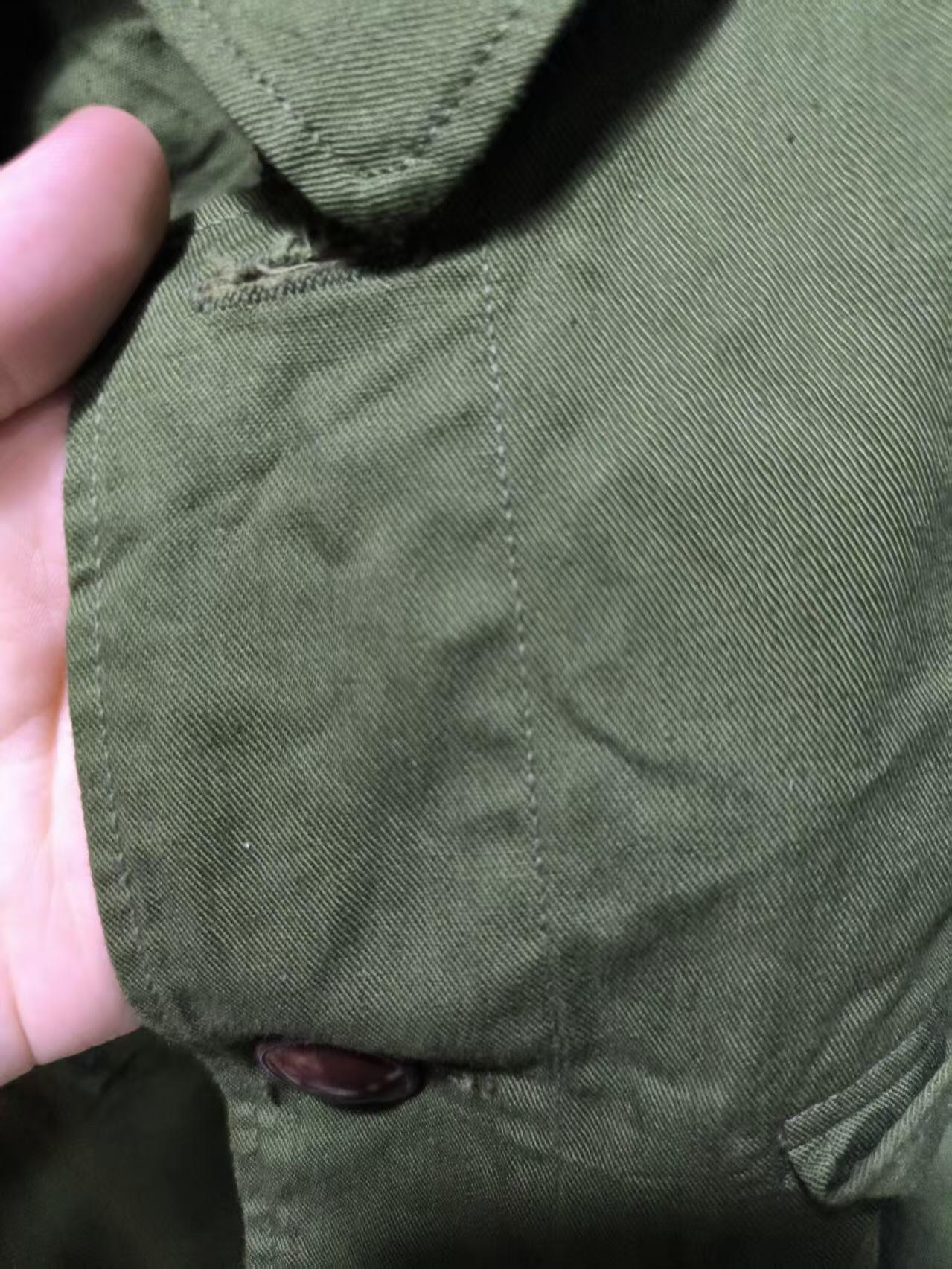 云宸嘉赏-勋臻佳藏四月精品甄选场次（低佣 一元一手） su-M65式棉布上衣 一号尺码 基本全新未下水（棉布褶皱系库存导致 熨烫后可使用）极早期门襟线版本