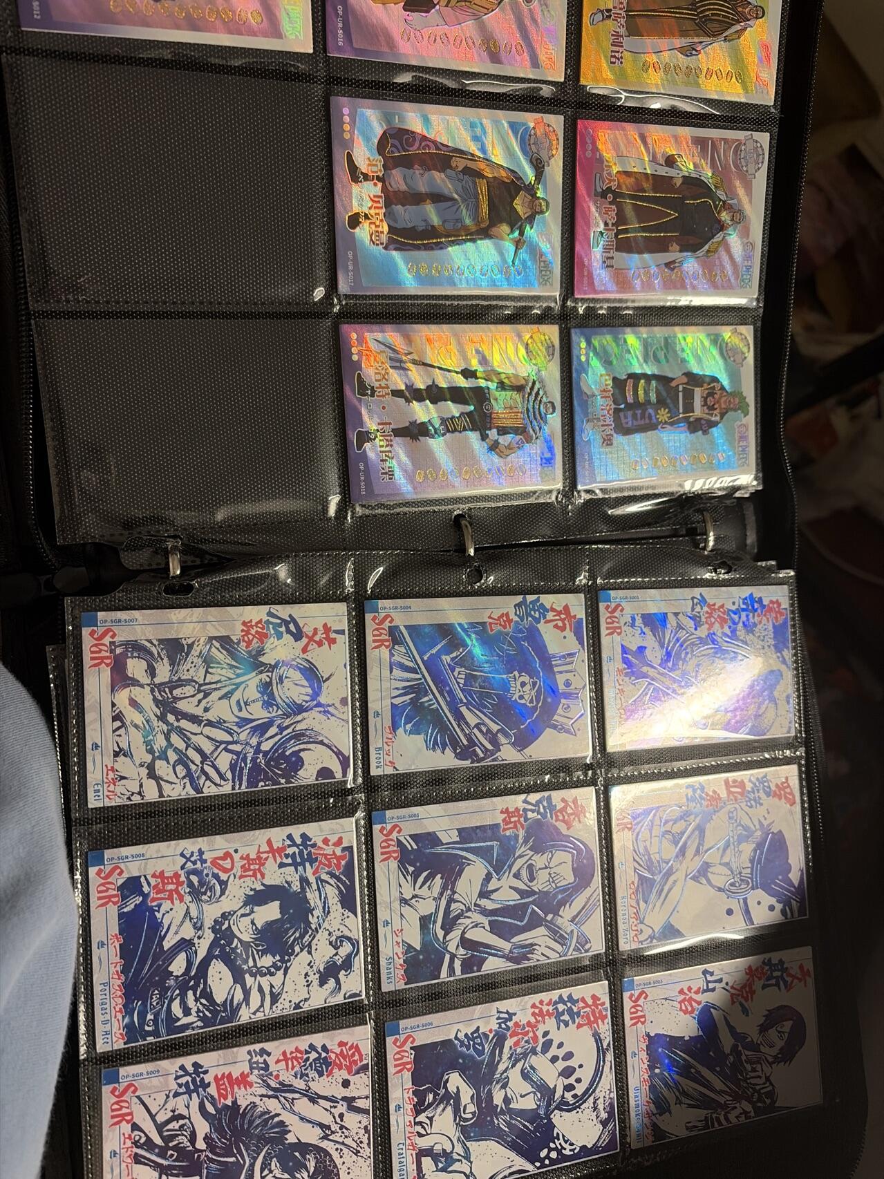 麦趣喜第五场   (4月10号周五晚上22点截拍，专注买家市场，福利拉满)  【整本】燃卡海贼王 整本 绝版卡 一套带卡册 相当稀有