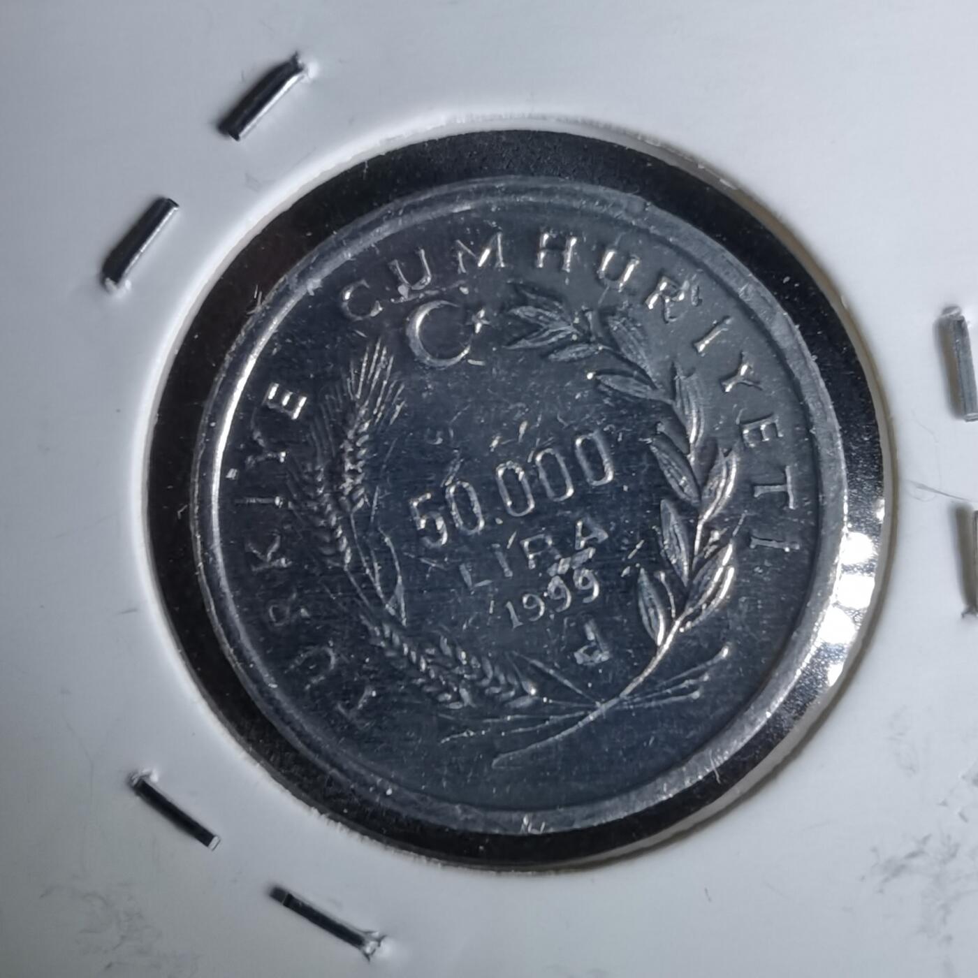 沼泽如烟--第1044场 土耳其1999年50000里拉