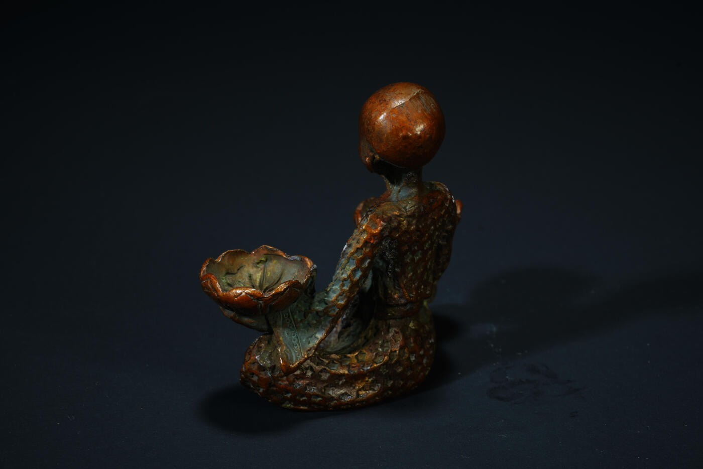 上海都达杂项专场六十九【全场包邮】 尼泊尔铜佛香插造像96-22