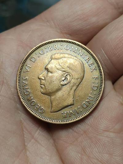 2026年第四十二场(总第二百一十一场）外国好品散币场(佣金3%) - 英国🇬🇧1938年1便士(乔治六世第一版)