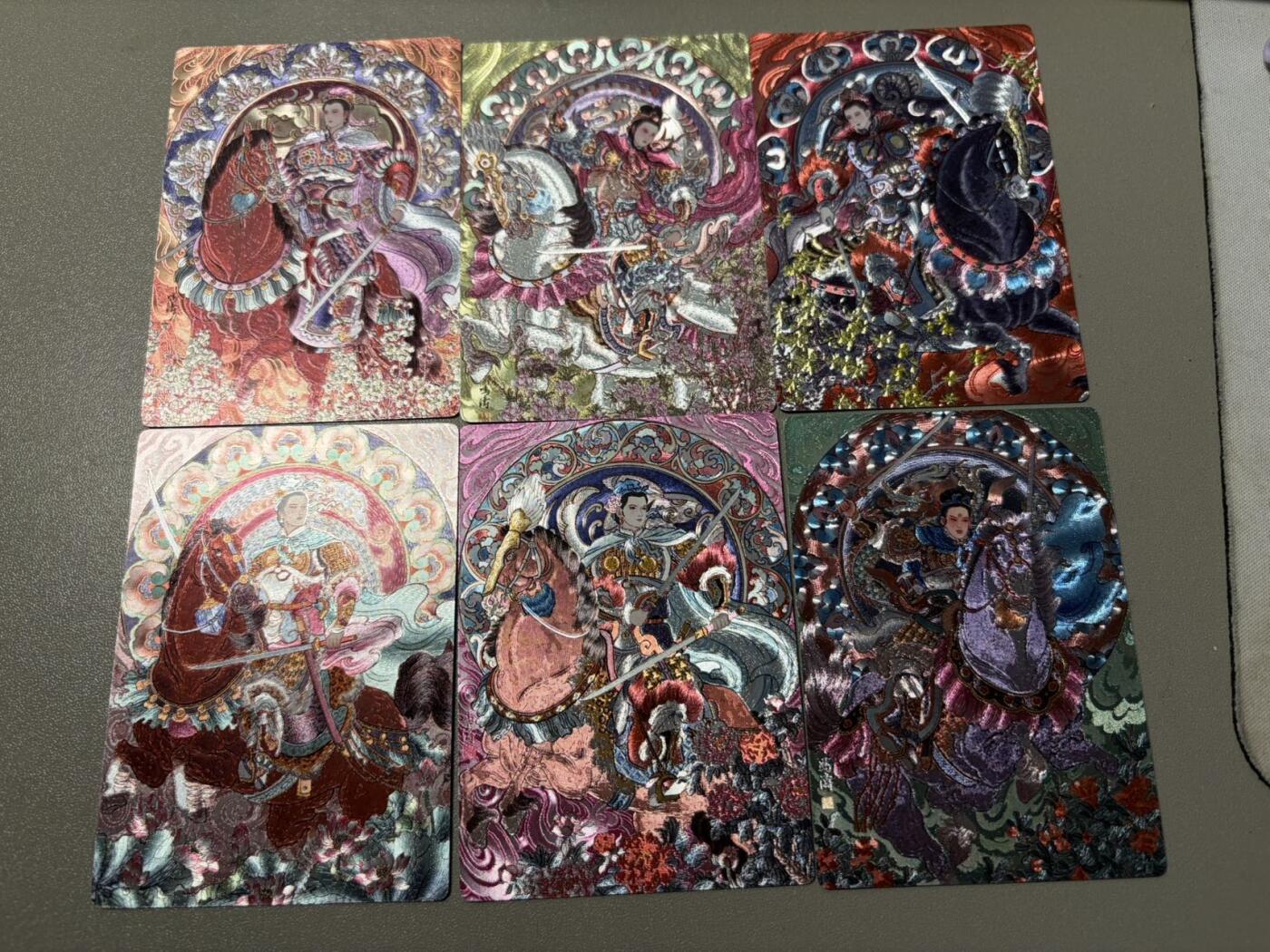 麦趣喜第五场   (4月10号周五晚上22点截拍，专注买家市场，福利拉满)  星宿文创 冯涛 扈三娘 粗闪工艺 一套6张齐 半粗