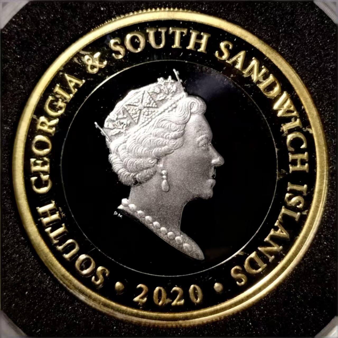 长老汇马年精选第十六场拍卖 珍惜！南乔治亚岛和南桑威奇群岛2020年弗洛伦斯·南丁格尔诞辰200周年2镑精制纪念银币  纯银，盒证一体    发行量仅仅475枚，市面不可见