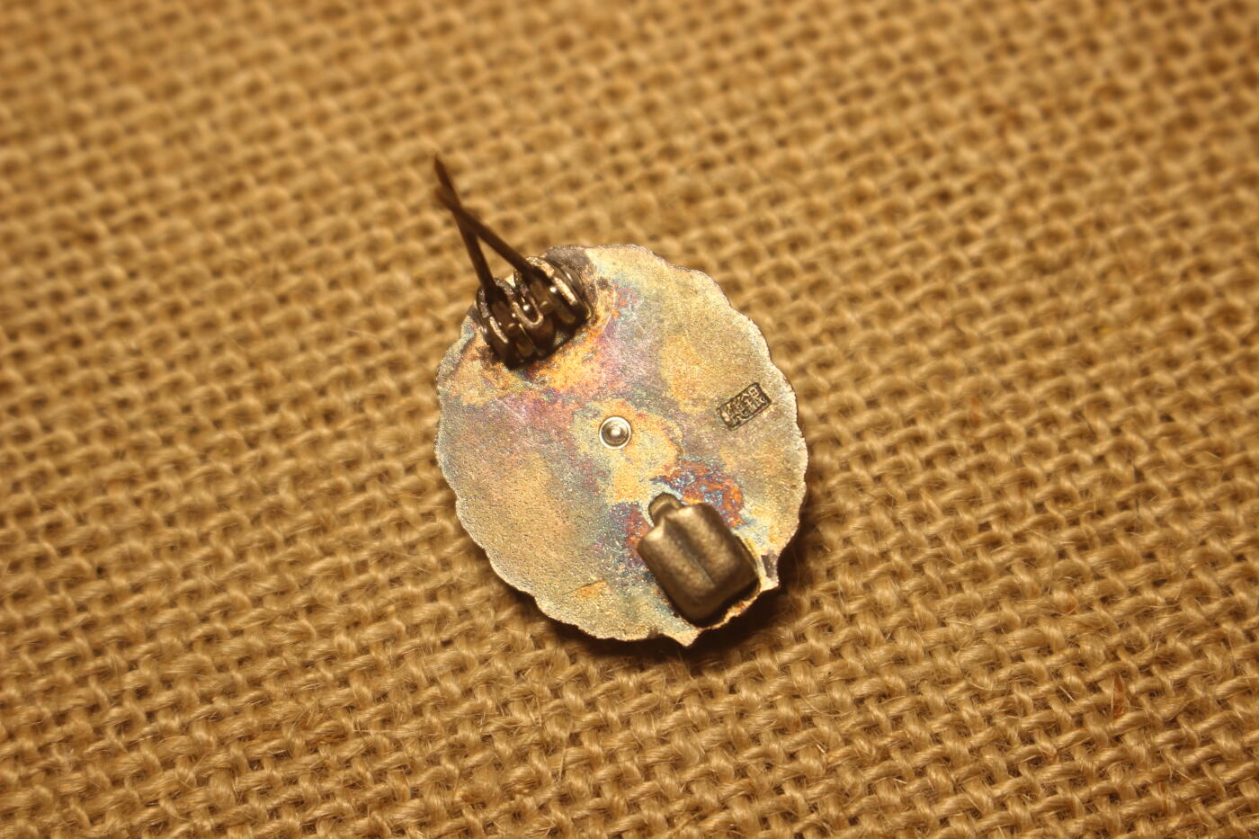 2026.4.11苏、日主题拍卖 国有铁路功绩章，战后式样，银质镀金局部珐琅，近库存品相