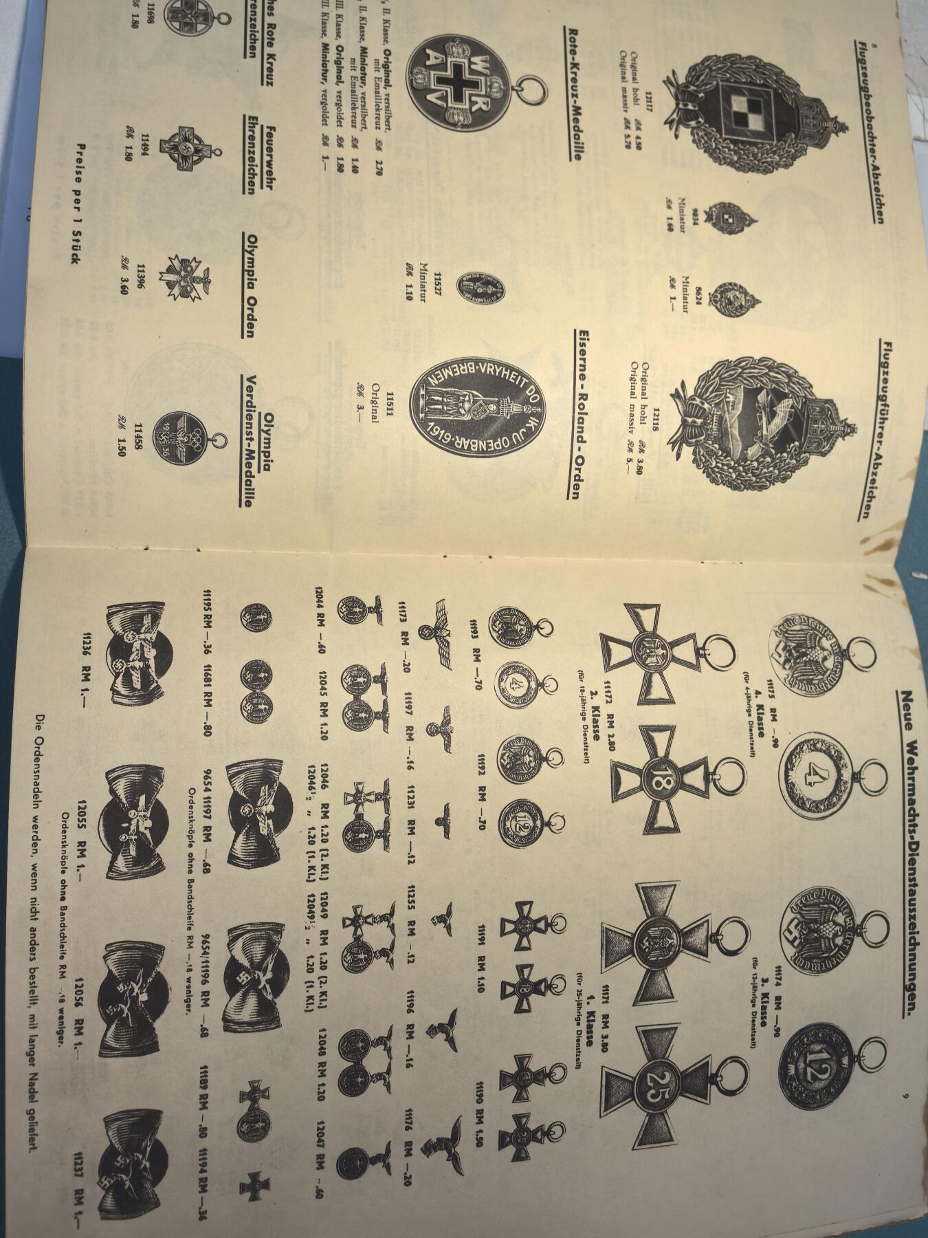 盛世勋华——号角文化勋章邮票专场拍卖第313期 德国（1939）知名大厂Steinhauer & Luck 1939年产品目录