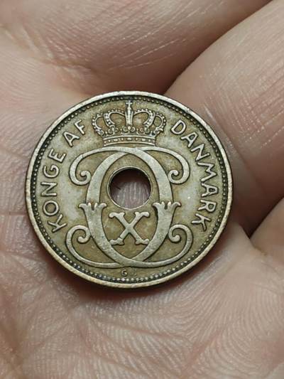 2026年第四十二场(总第二百一十一场）外国好品散币场(佣金3%) - 丹麦🇩🇰1936年2欧尔(克里斯蒂安十世第六版，N;GJ版，发行量最少年份)