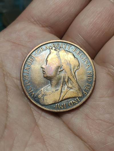 2026年第四十二场(总第二百一十一场）外国好品散币场(佣金3%) - 英国🇬🇧1900年1便士(维多利亚女王老年披纱)