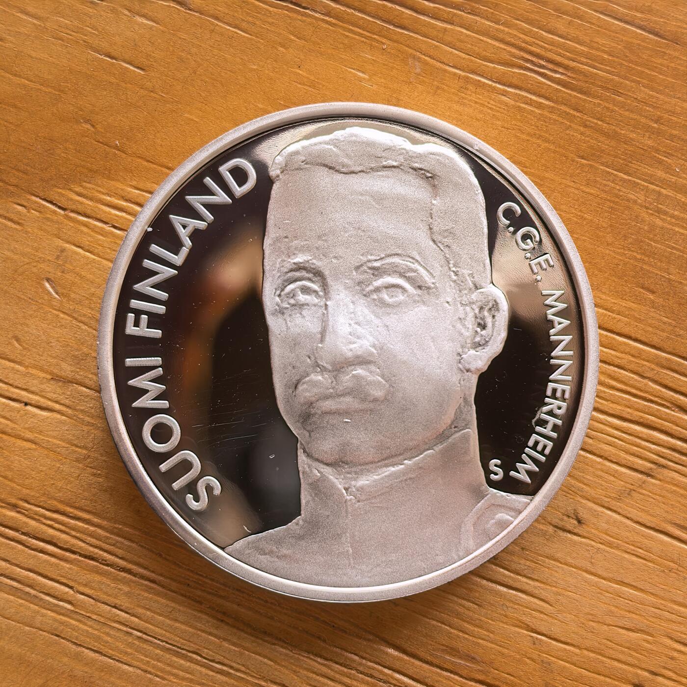 道一币馆币章第一百七十三场 芬兰2003年圣彼得堡建城300周年10欧元精制银币  27.4g 925s