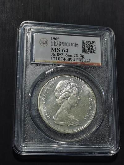 天下钱庄专场欢迎参拍 - 加拿大1加元银币