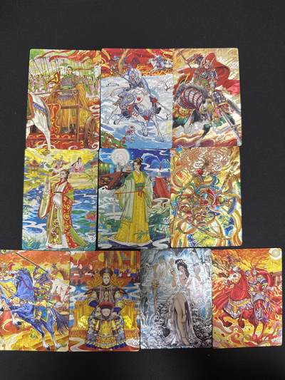 NO.29 好又多金牌大场，每周一站式配齐，方便凑单！（卖家送拍0抽成！周6晚9点截拍！） - 【套卡】奇点卡牌 盲盒卡 天下归心 第二弹 粗闪 冷烫原色 10张