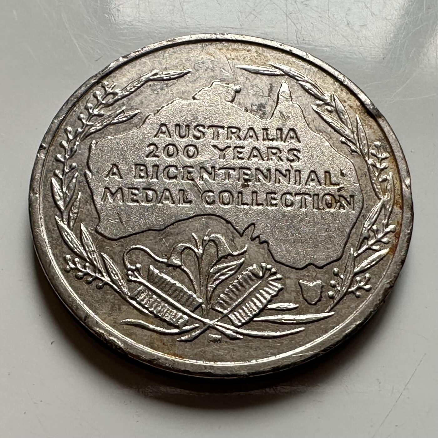 🌹外币初藏🌹🐯2026年第39场   每周二四六晚8️⃣点 苏联泰国纪念币世界钱币 澳大利亚1988年建国200周年（第一舰队登陆）纪念章