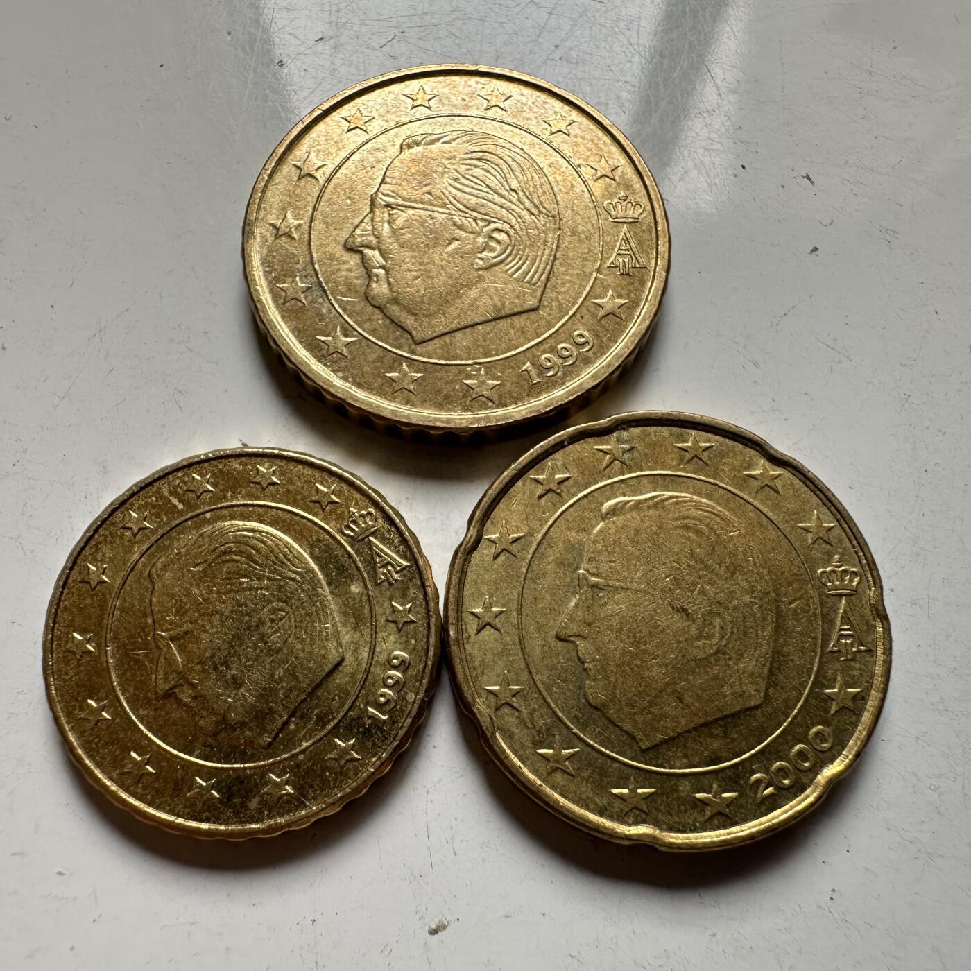 🌹外币初藏🌹🐯2026年第39场   每周二四六晚8️⃣点 苏联泰国纪念币世界钱币 比利时 10-20-50欧分3枚组