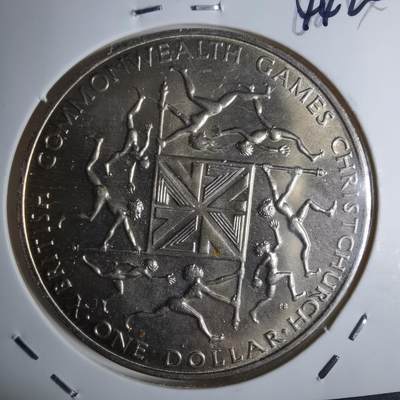 沼泽如烟--第1044场 - 新西兰1974年一元纪念币