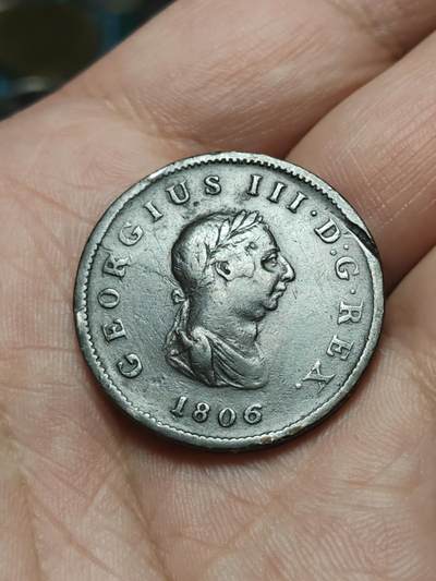 2026年第四十二场(总第二百一十一场）外国好品散币场(佣金3%) - 英国🇬🇧1806年1/2便士(乔治三世第三版，首发年仅发行2年)