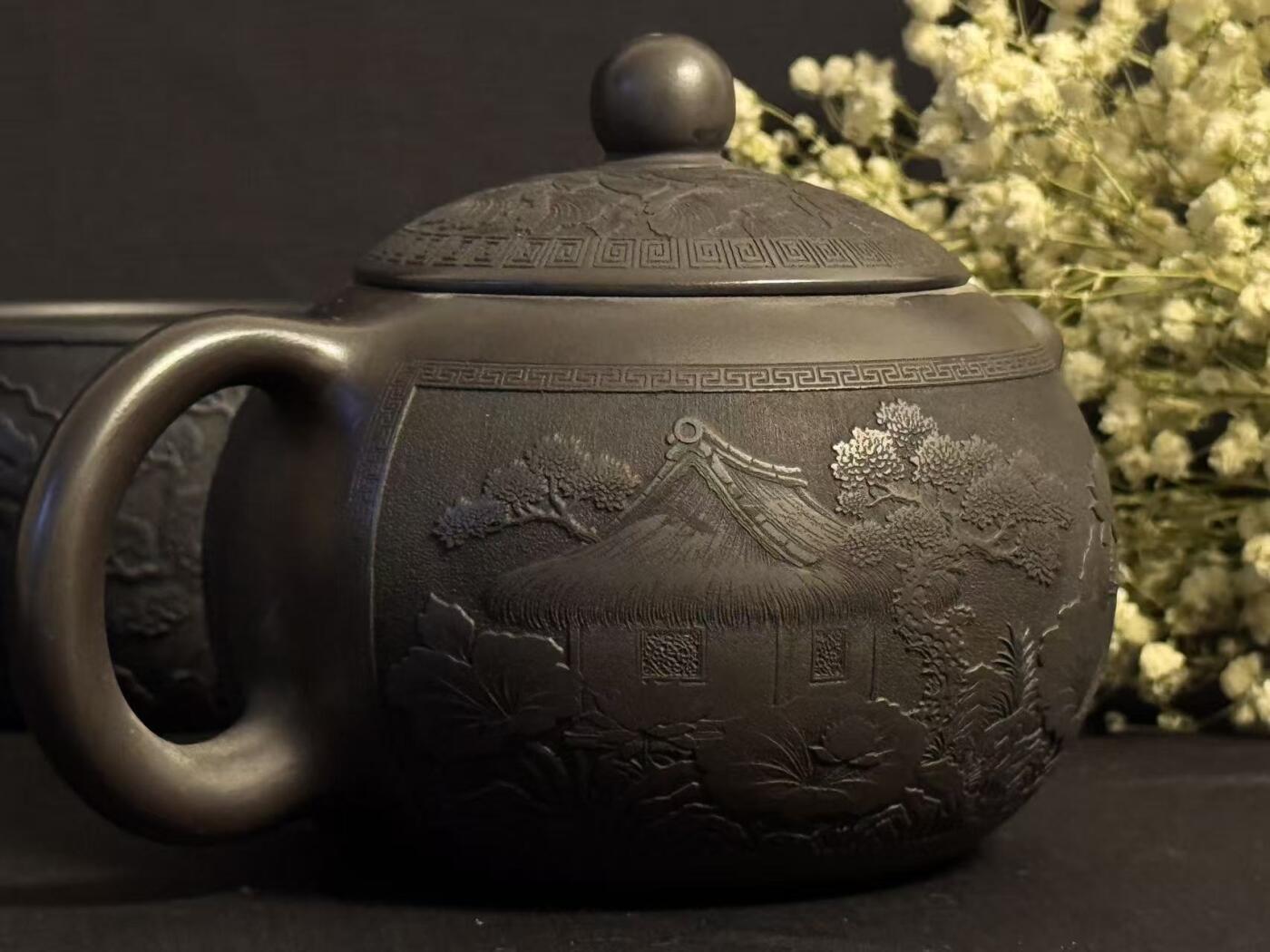 零元拍：原矿紫砂 石黄西施+主人杯（500CC左右）