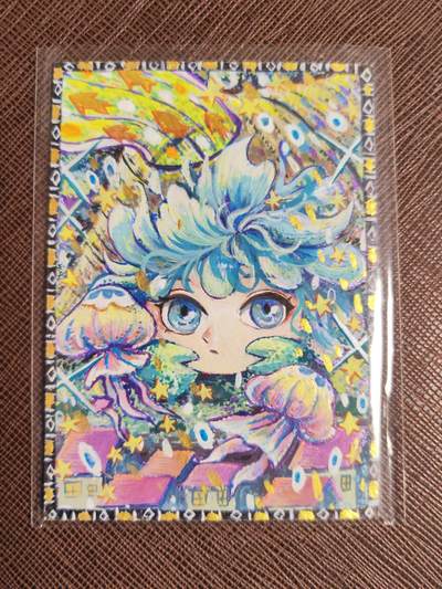 阳大大卡牌拍卖第109期（持续收拍品，周五晚上九点截拍，进群福利早知道） - 【手绘卡】狸猫 水母公主 绝色手绘卡1/1