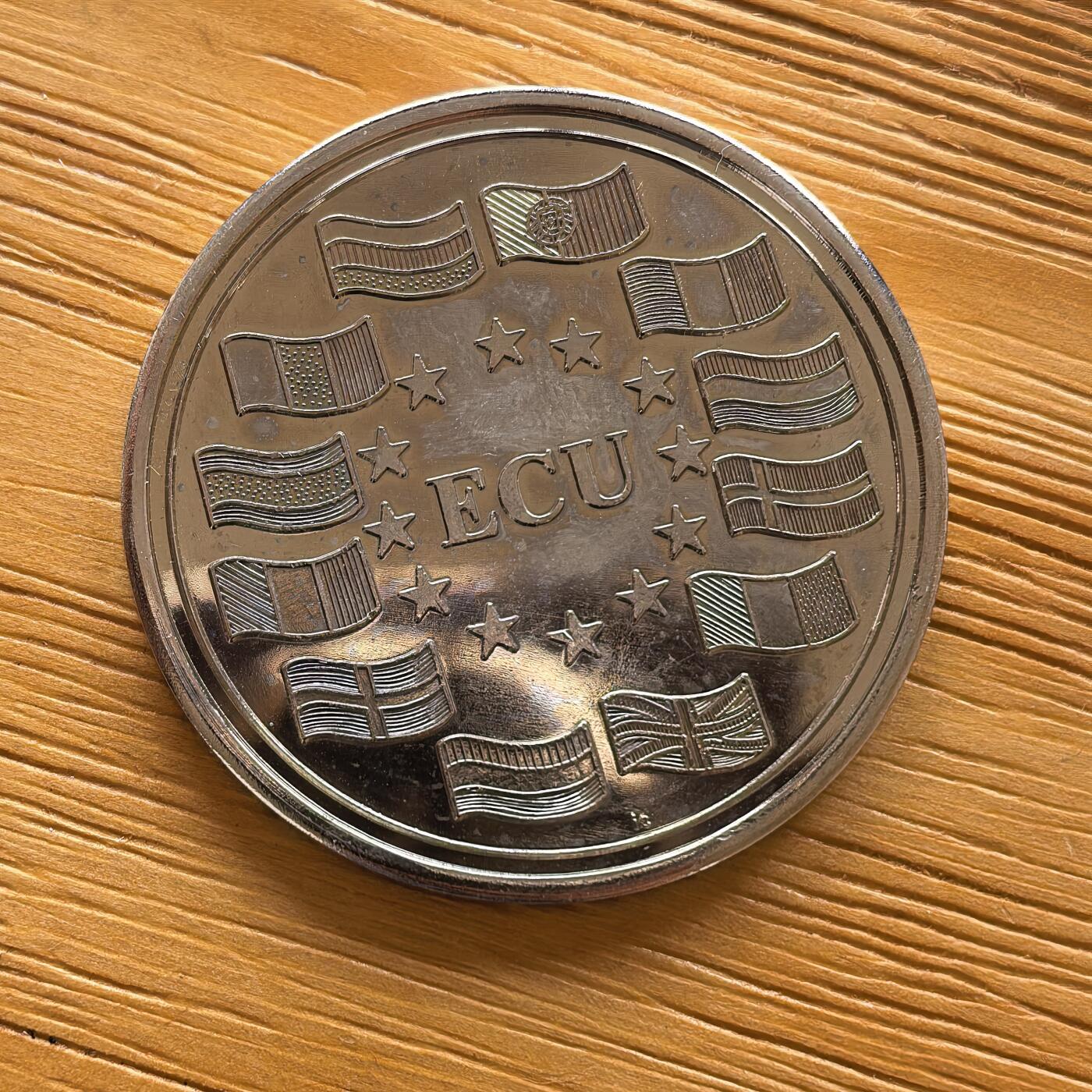 道一币馆币章第一百七十三场 德国1992年巴塞罗那奥运会1埃居克朗型纪念币