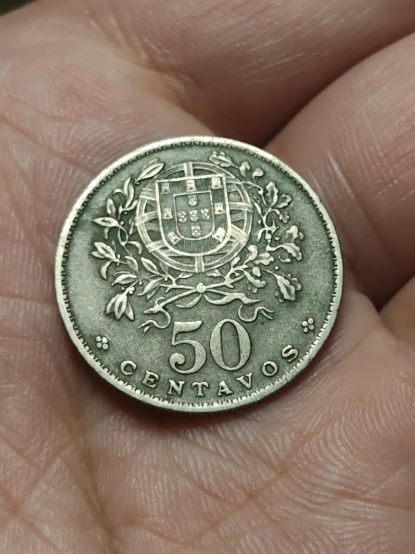 2026年第四十二场(总第二百一十一场）外国好品散币场(佣金3%) 葡萄牙🇵🇹1961年50分(共和国时期第四版)