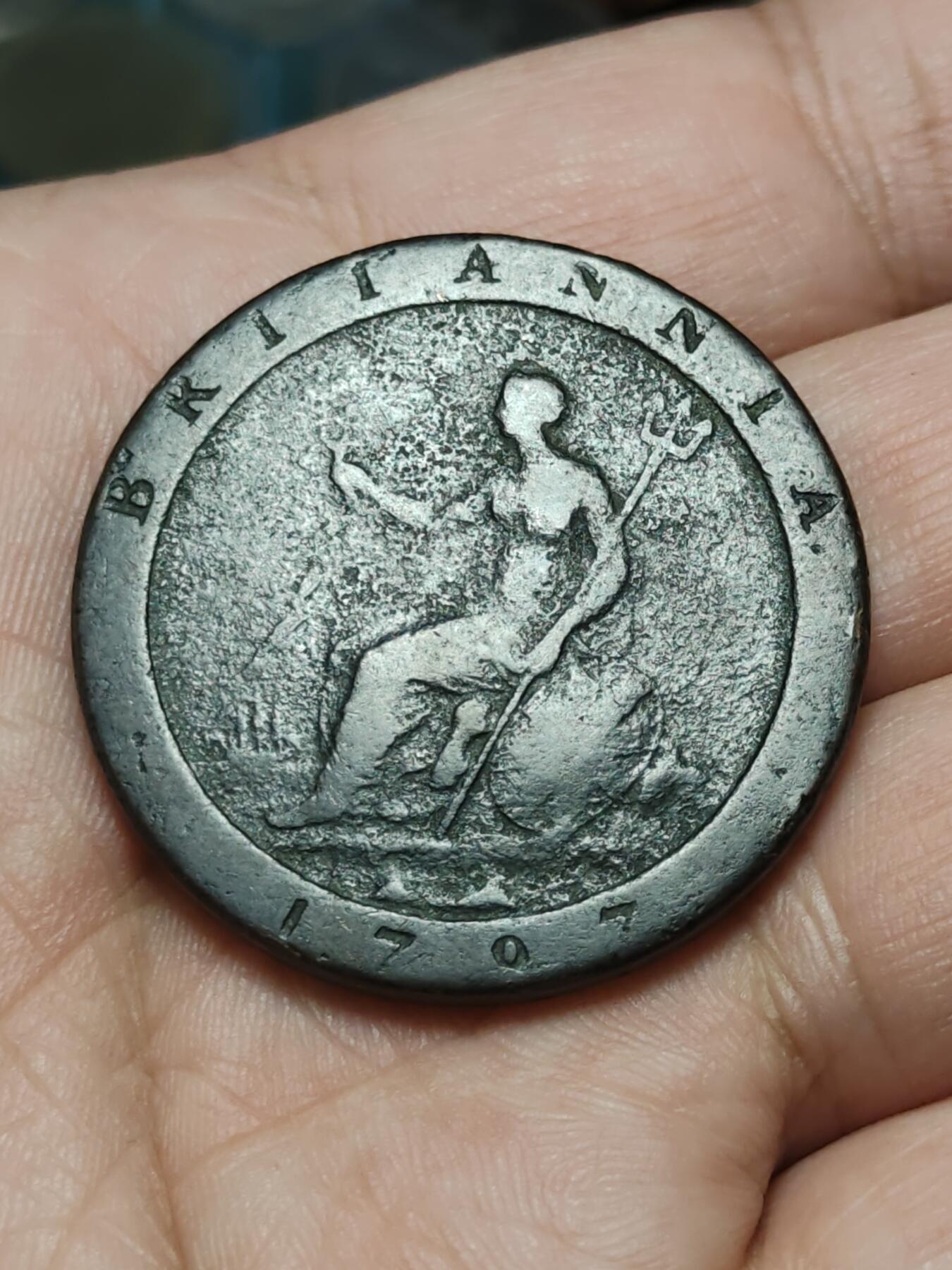 2026年第四十二场(总第二百一十一场）外国好品散币场(佣金3%) 英国🇬🇧1797单年份车轮1便士(乔治三世第四版)