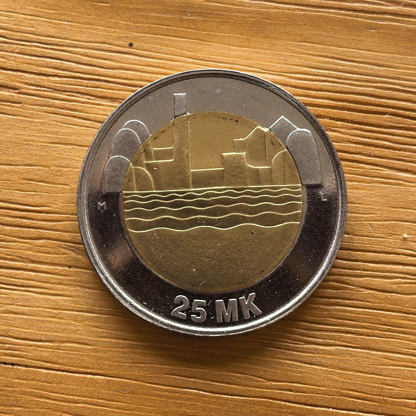 道一币馆币章第一百七十三场 芬兰1997年国家独立80周年25马克纪念币