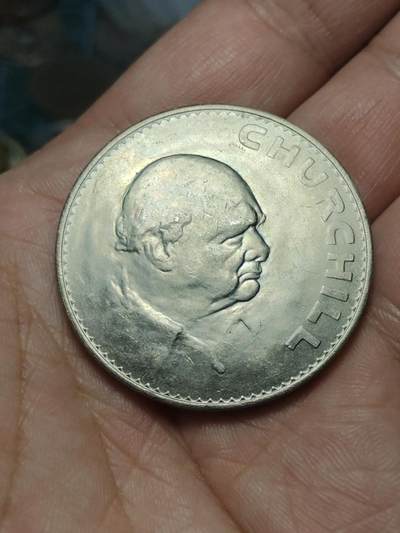 2026年第四十二场(总第二百一十一场）外国好品散币场(佣金3%) - 英国🇬🇧1965年1克朗(丘吉尔逝世纪念币)