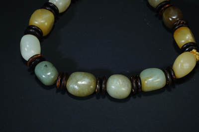 上海都达杂项专场102【全场包邮】  天然和田玉籽料手串96-42