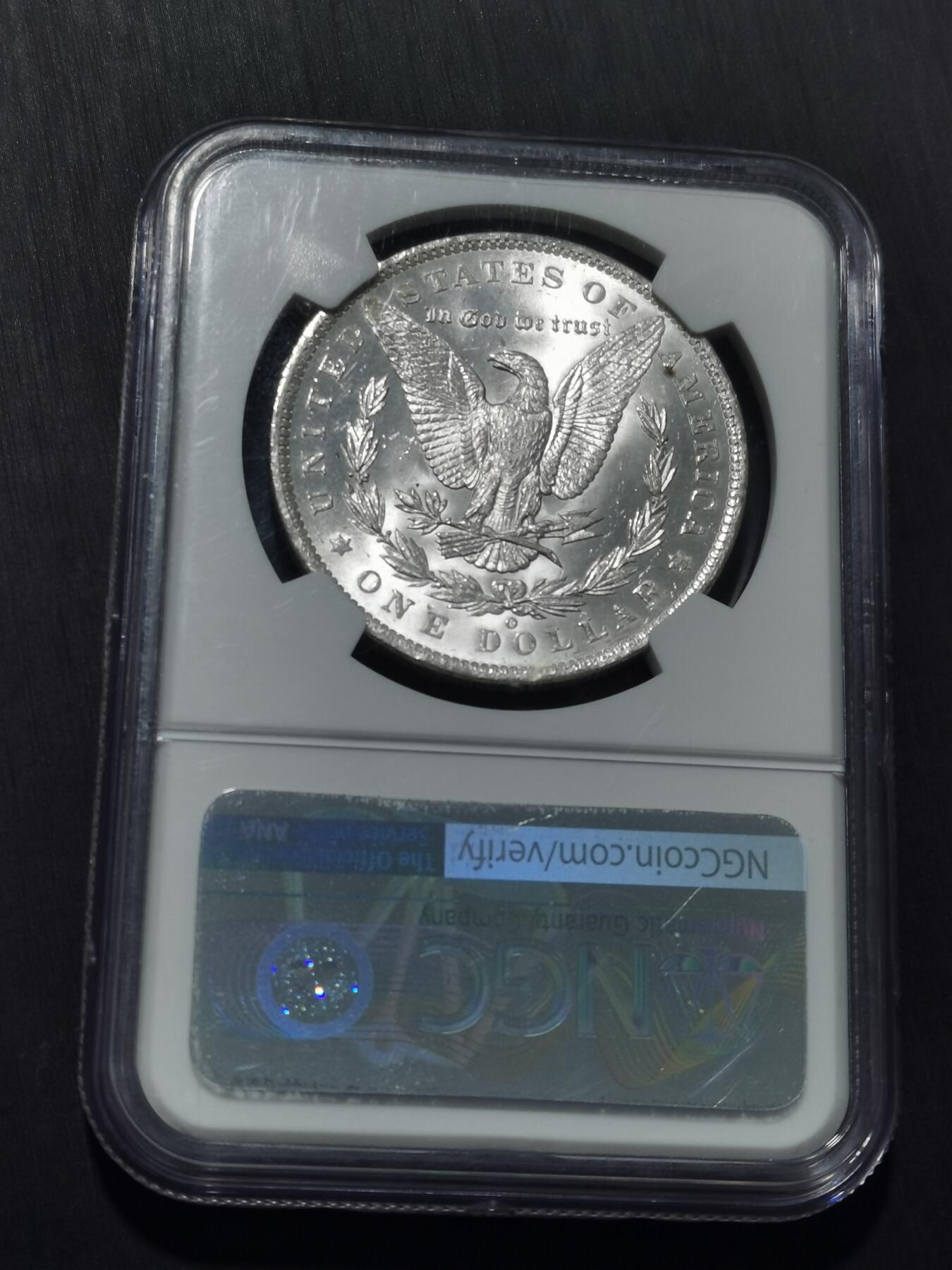 天下钱庄专场欢迎参拍 NGC MS62 1885美国摩根一美元银币