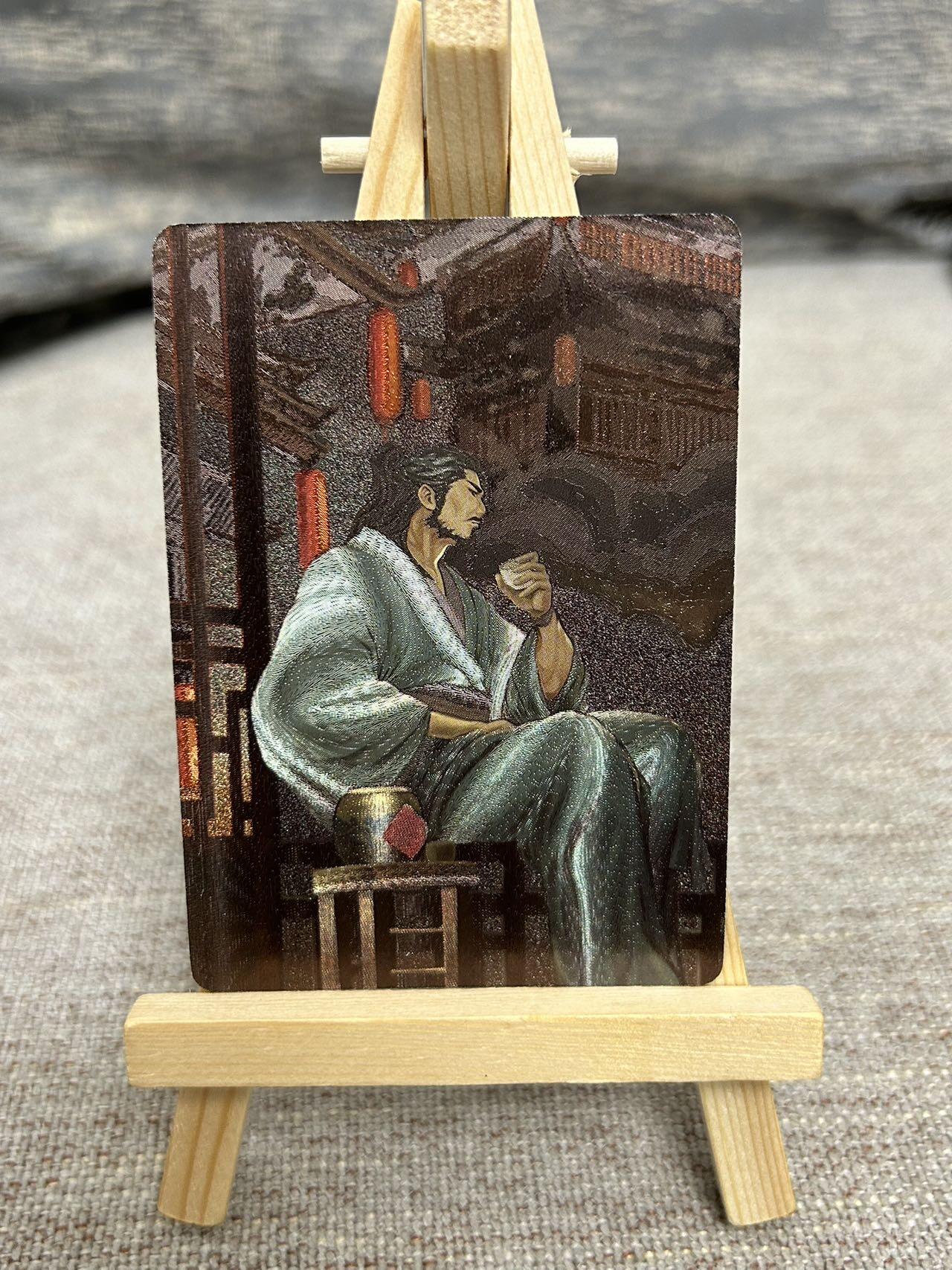 喜灰玩卡拍卖第七期，接拍品0佣金，欢迎送拍，释放现金流，让自己有资金可以购买更多喜欢的卡牌，让别的卡友能淘到更多心仪的卡牌 星宿文创 香山文创联名鉲 一组三张粗闪：李白、杜甫、高适