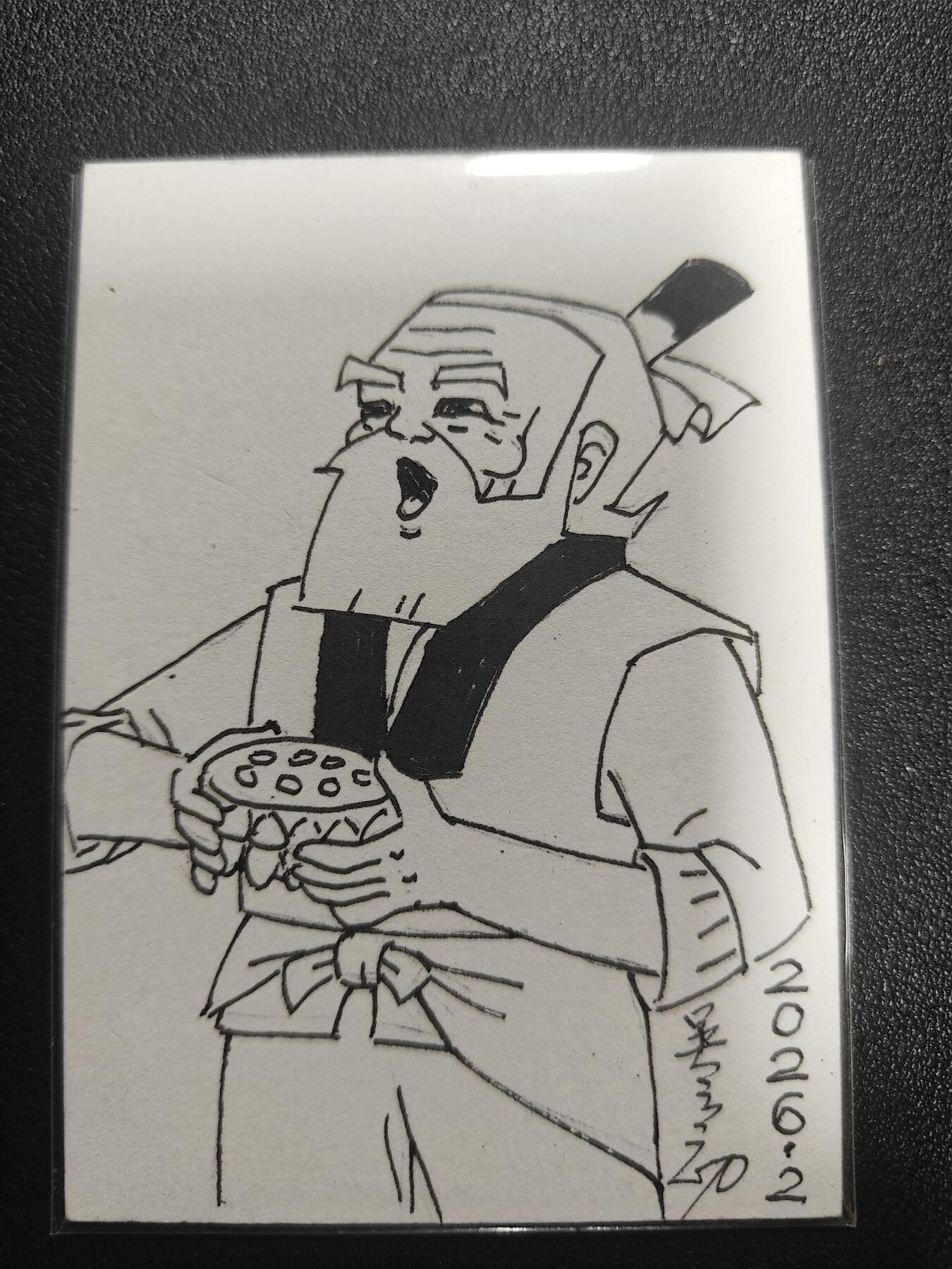 天玑星卡拍第186期《4.9周四截拍》持续收拍收评中 满赠卡需备注 【签绘卡】葫芦兄弟 原画师 吴云初 签绘卡 爷爷 背逆