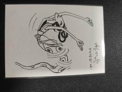 天玑星卡拍第186期《4.9周四截拍》持续收拍收评中 满赠卡需备注 - 【签绘卡】葫芦兄弟 原画师 吴云初 签绘卡 蛇精