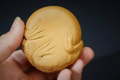 上海都达杂项专场102【全场包邮】  紫砂段泥大嘴蟾茶宠摆件96-51