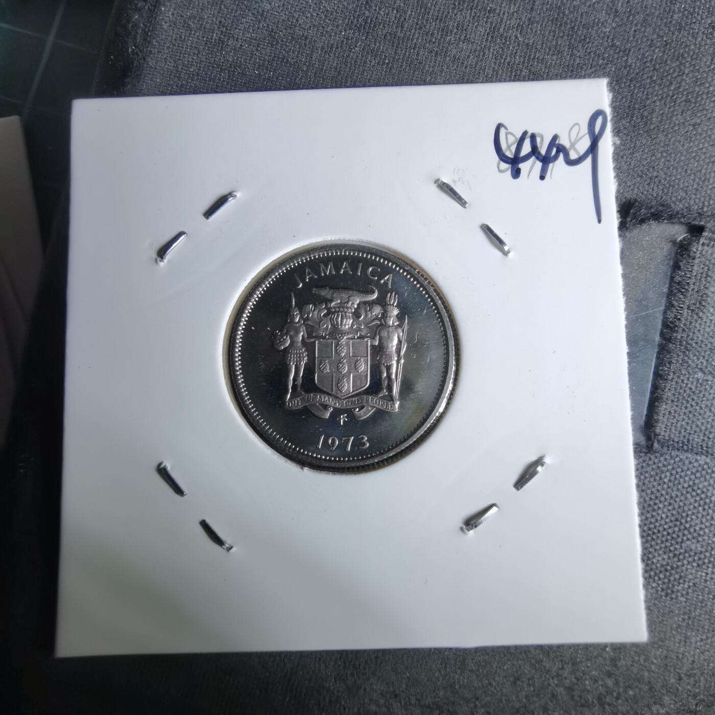 沼泽如烟--第1044场 牙买加1973年5分精制币